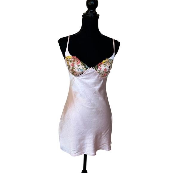 REVOLVE Pink Floral Mini Dress - Picture 4 of 8